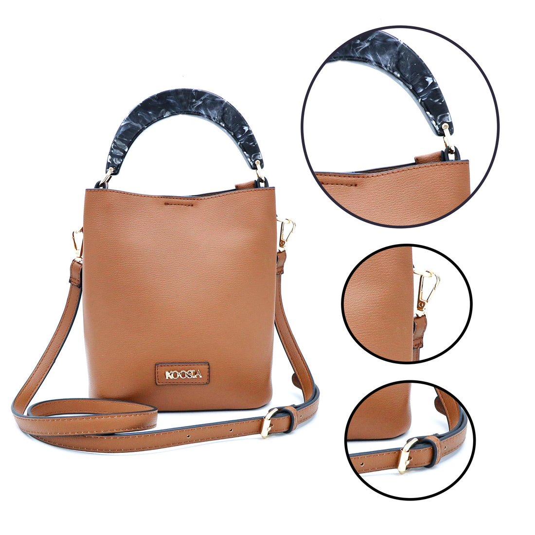 Woody Mini Solid Handle Cross Body