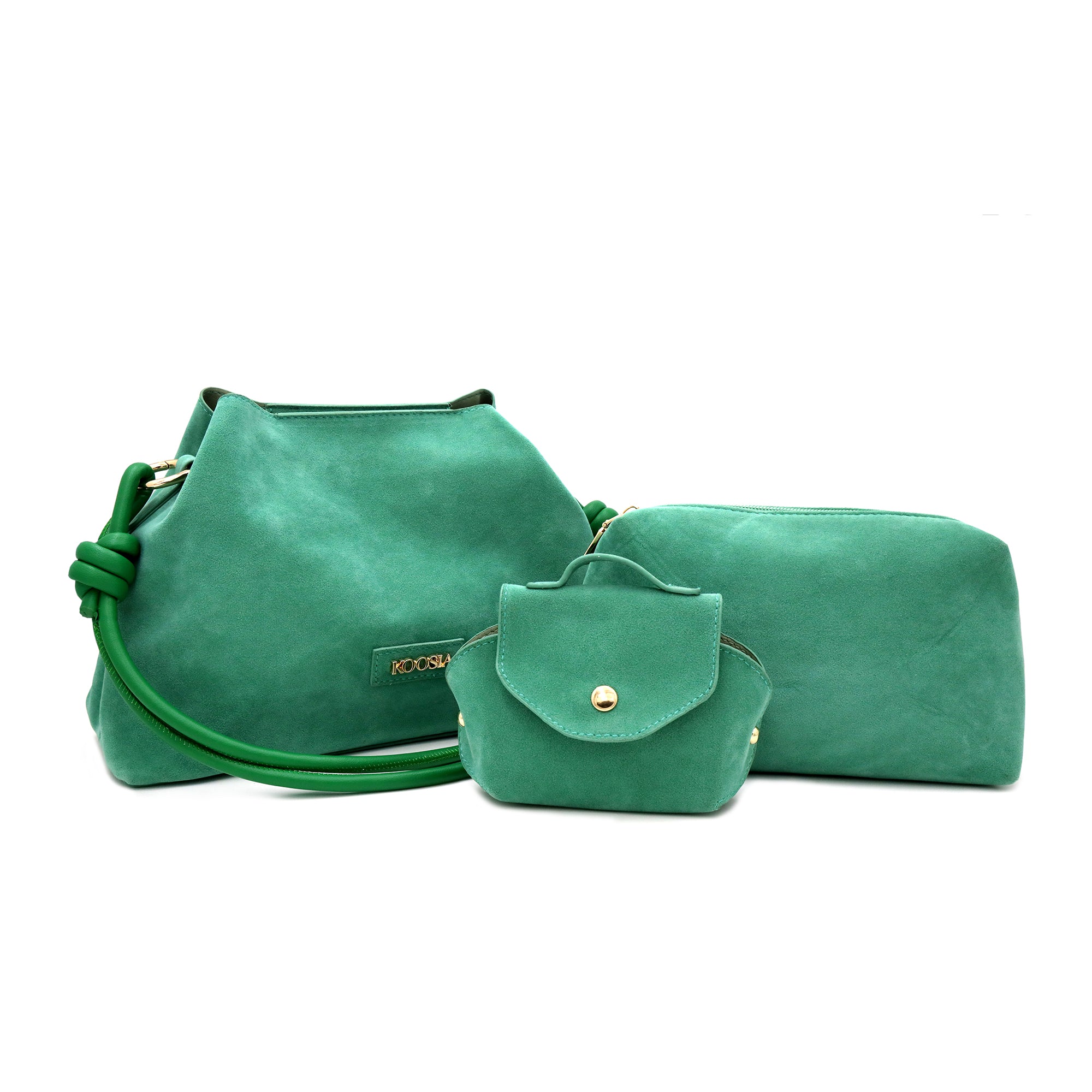 Teal Aura Short Shoulder Bag