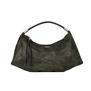 Forest Marble Hobo Bag