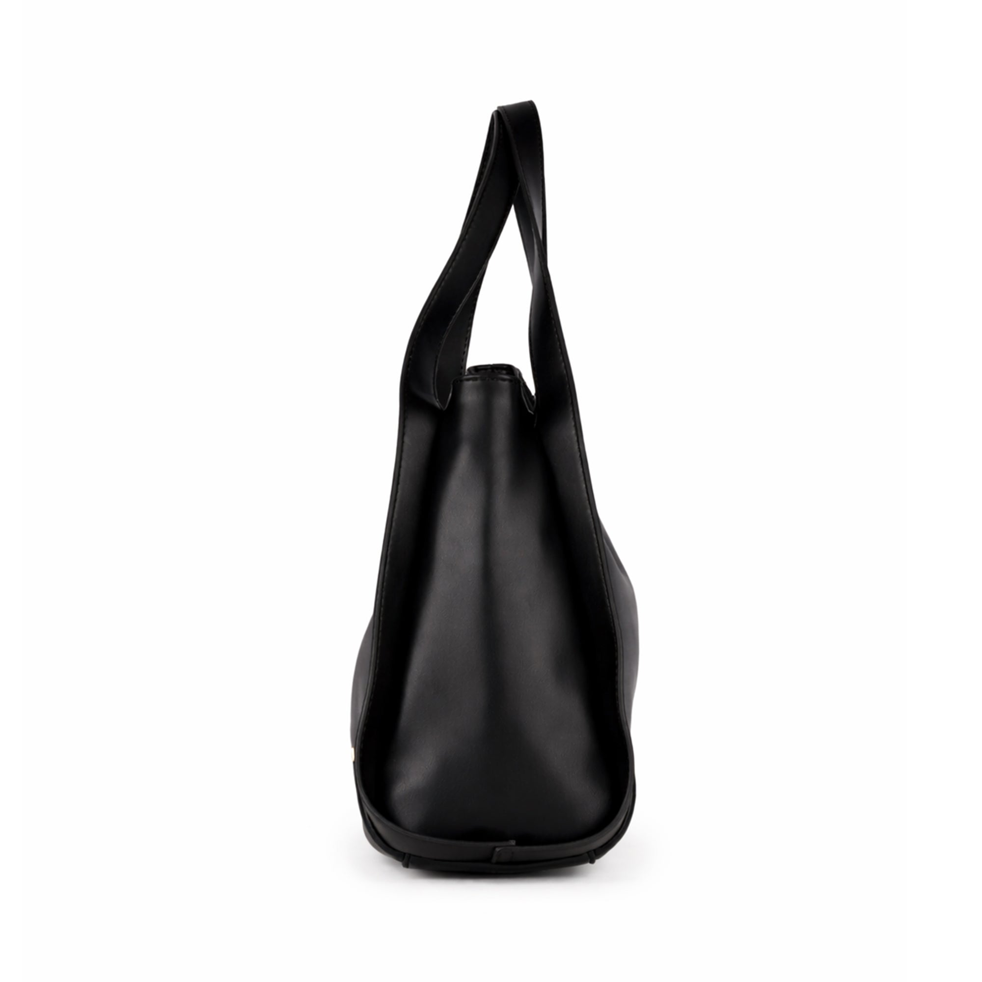 Dark Soft Touch Short Handle Shoulder Bag