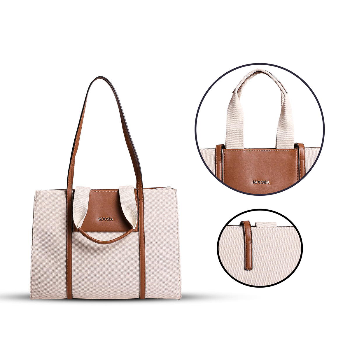 Milky Brown Tote Bag