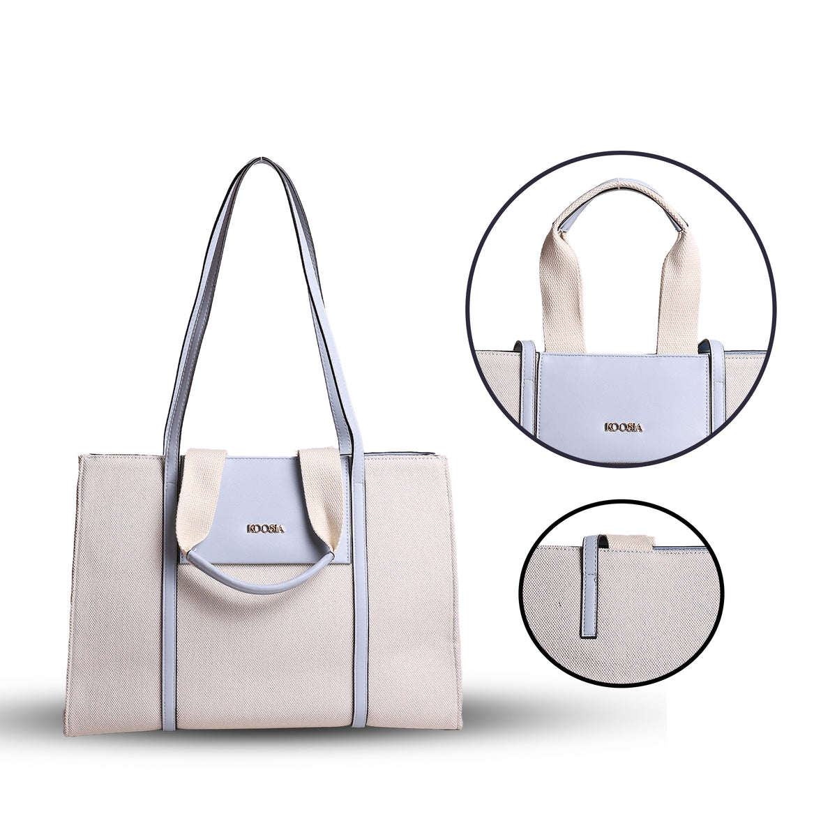 Milky Blue Tote Bag