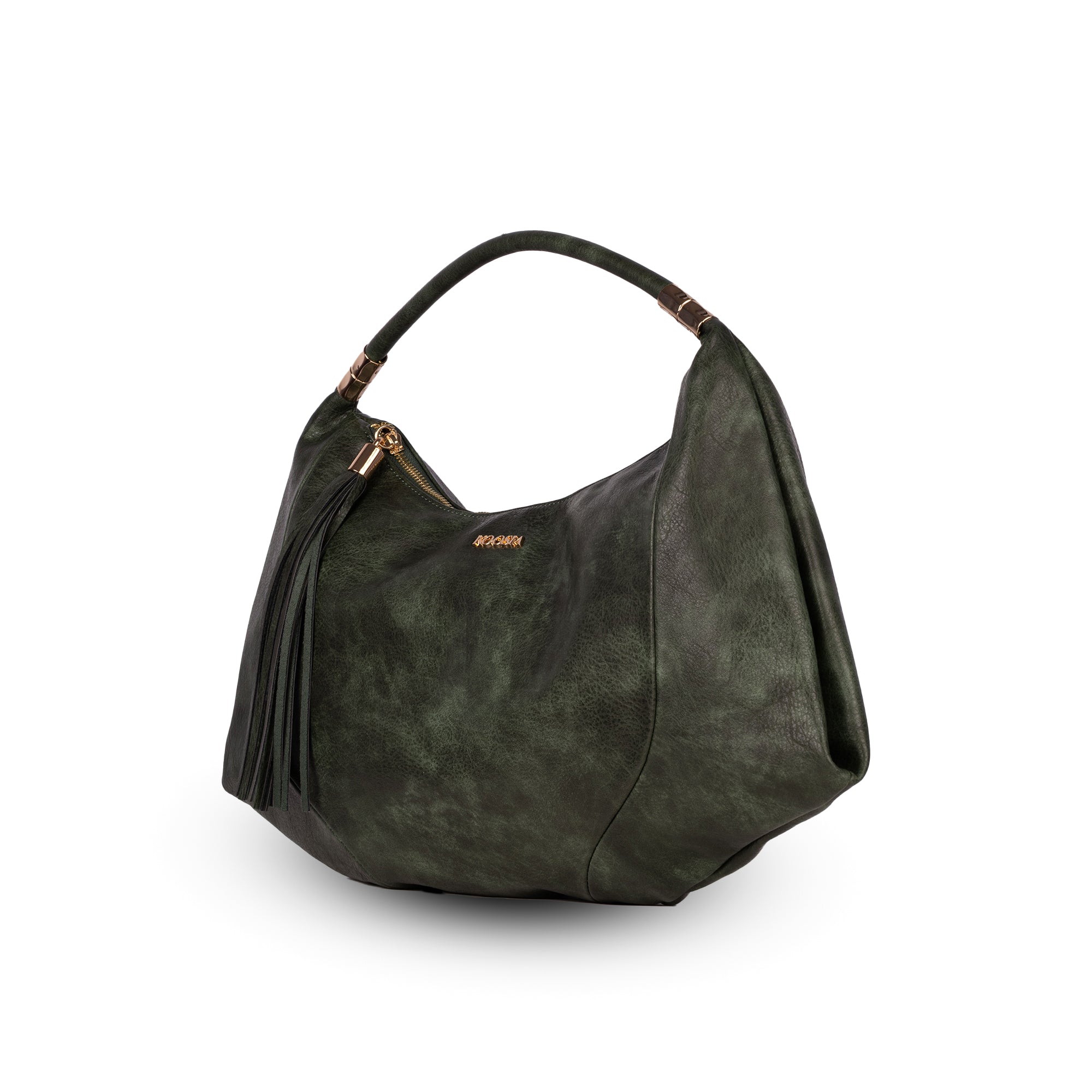Forest Marble Hobo Bag