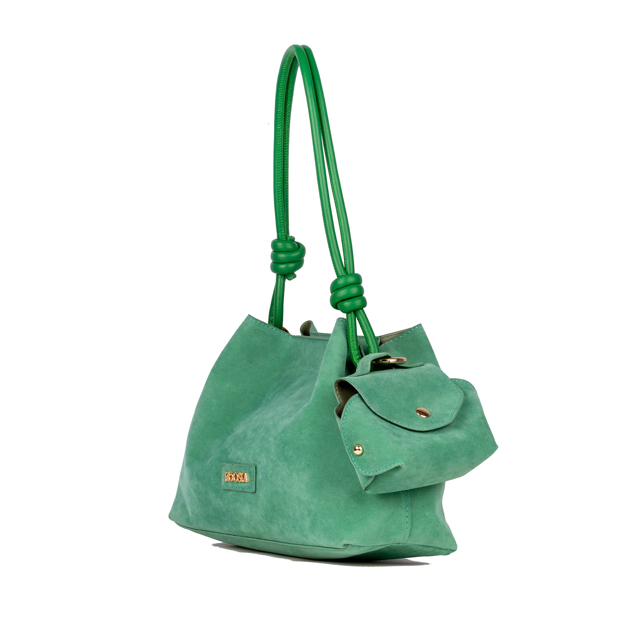 Teal Aura Short Shoulder Bag