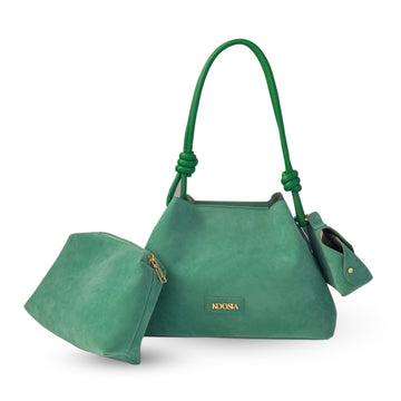 Teal Aura Short Shoulder Bag
