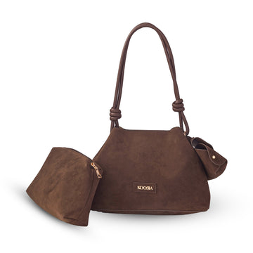 Coffee Aura Short Shoulder Bag
