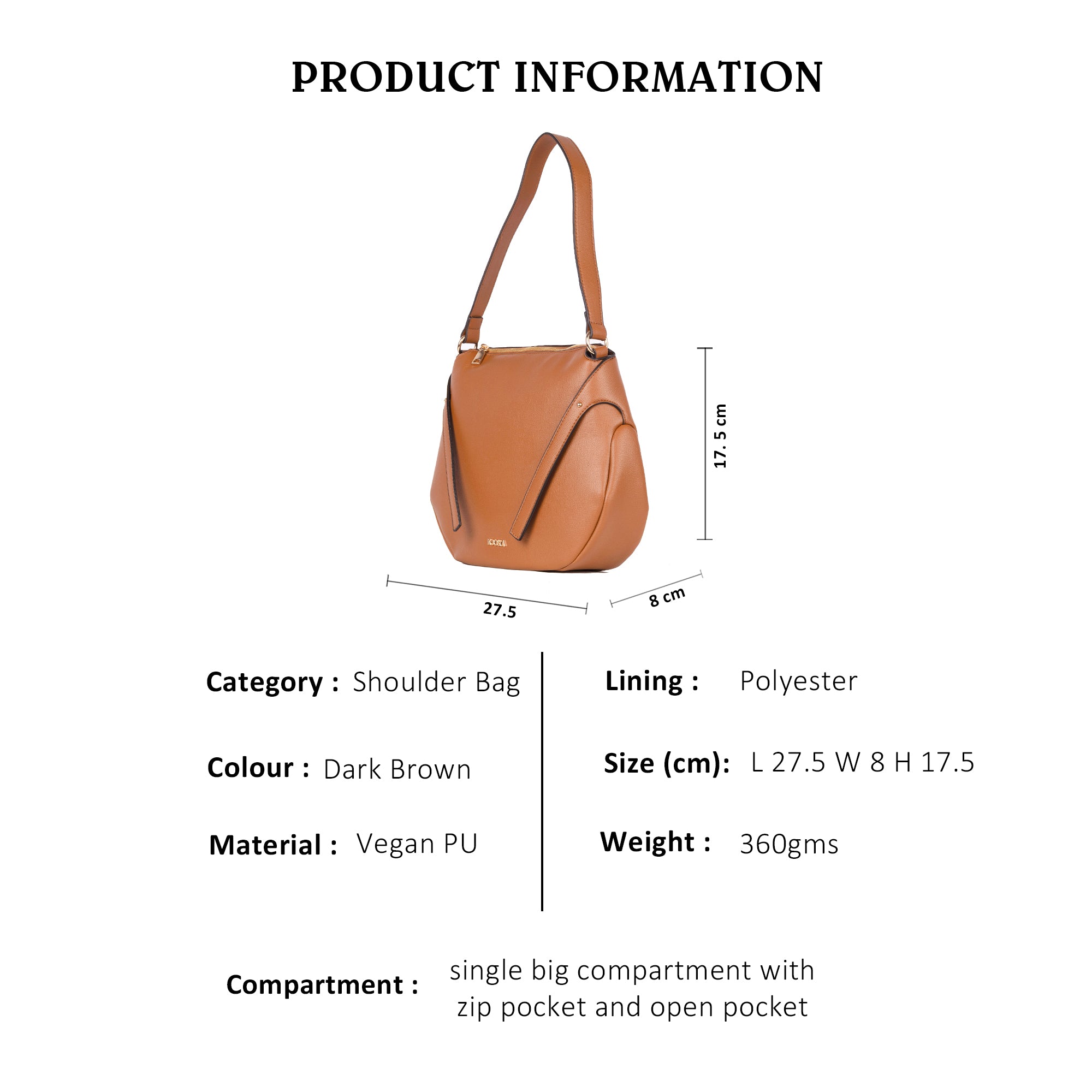 Woody Grace Short Shoulder Bag