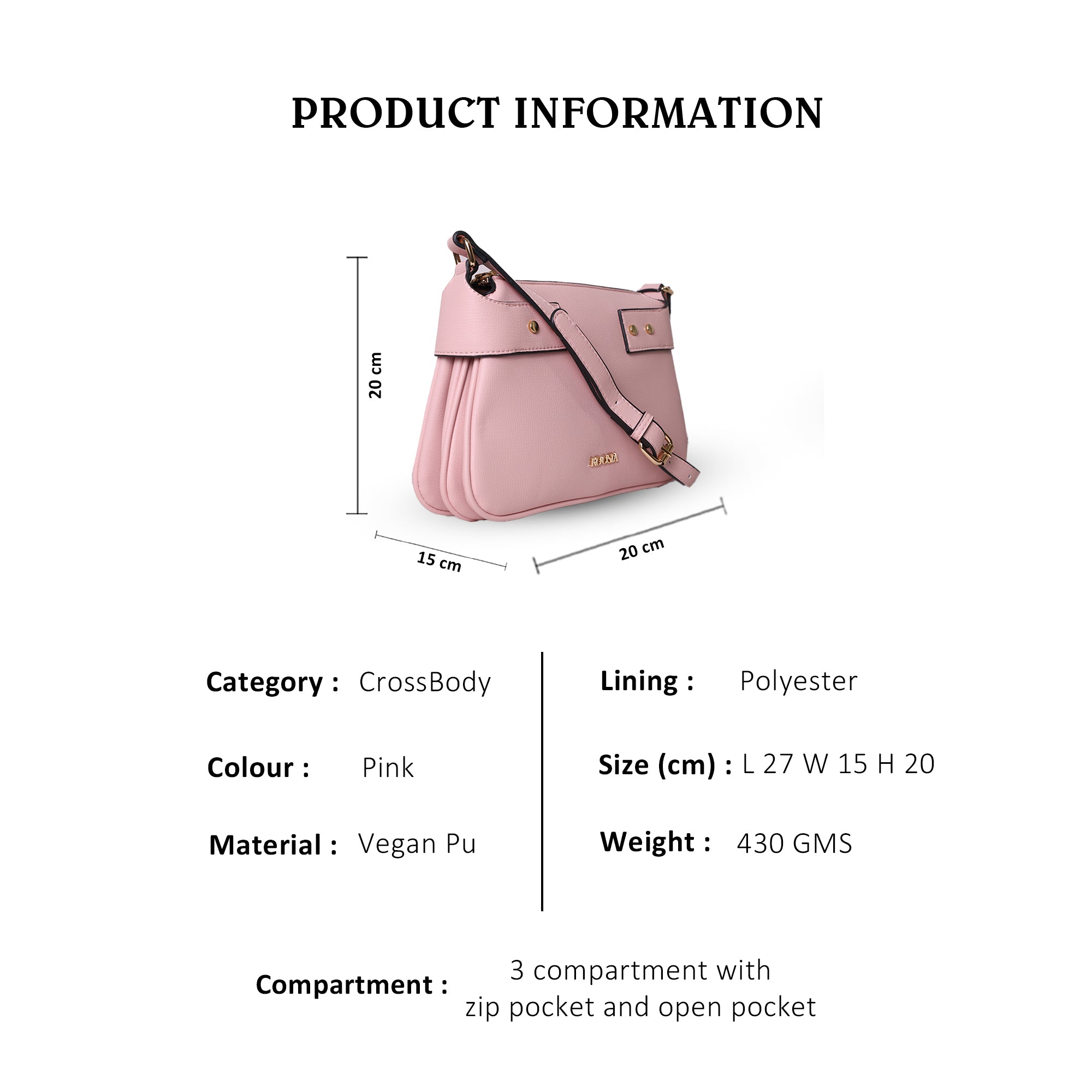 Petal Trifold  Amara Cross Body