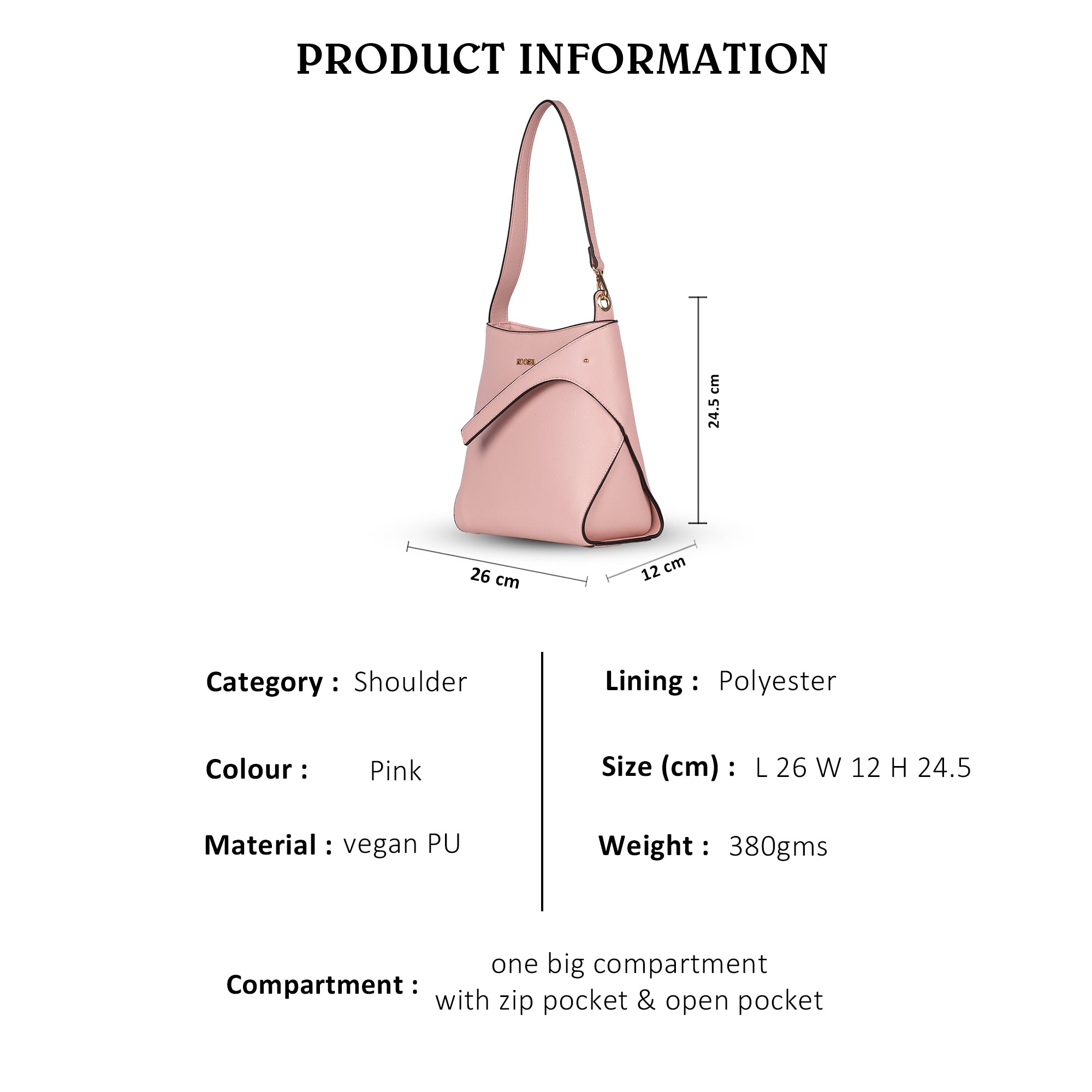Petal Barbie Short Shoulder Bag
