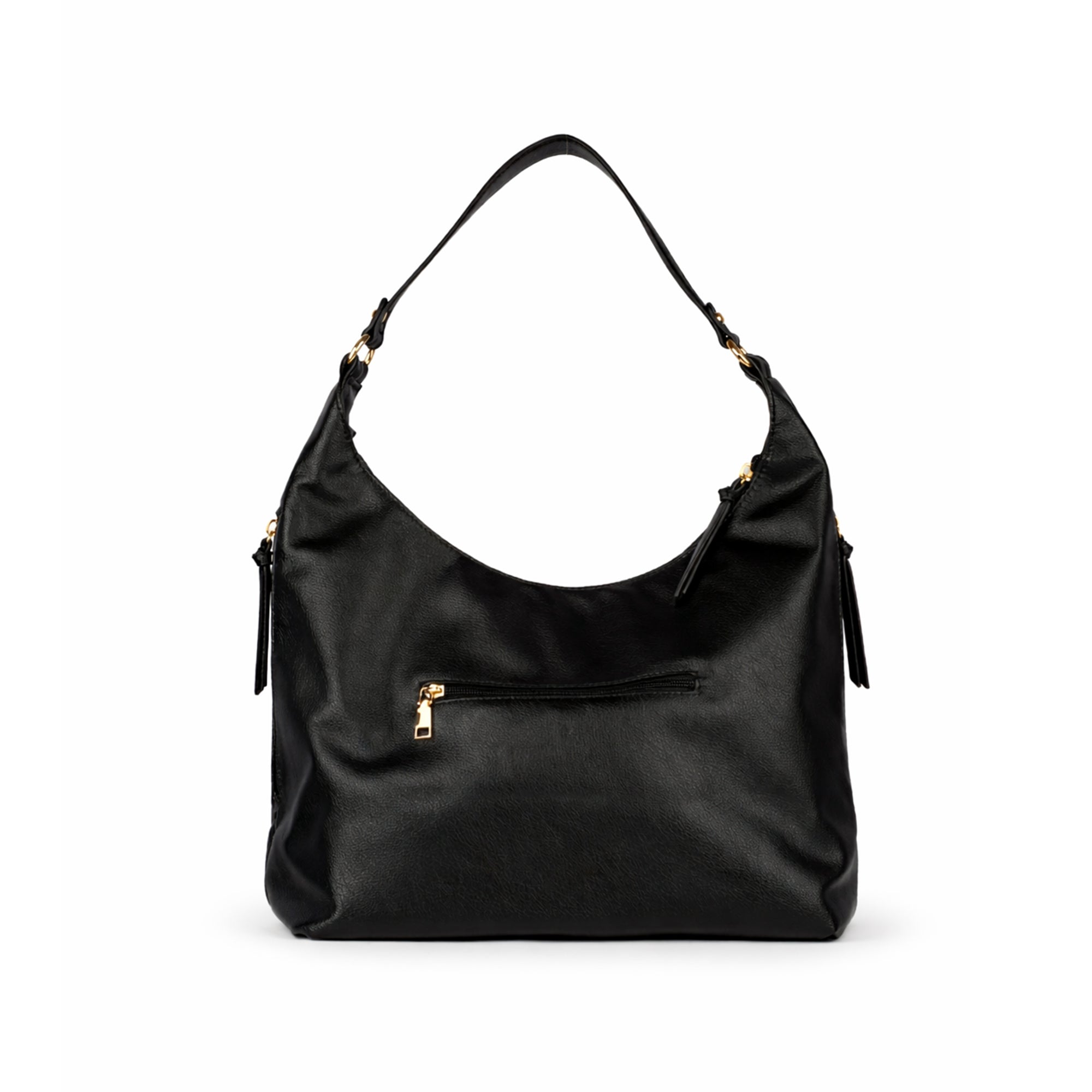 Dark Classic Carry Hobo Bag